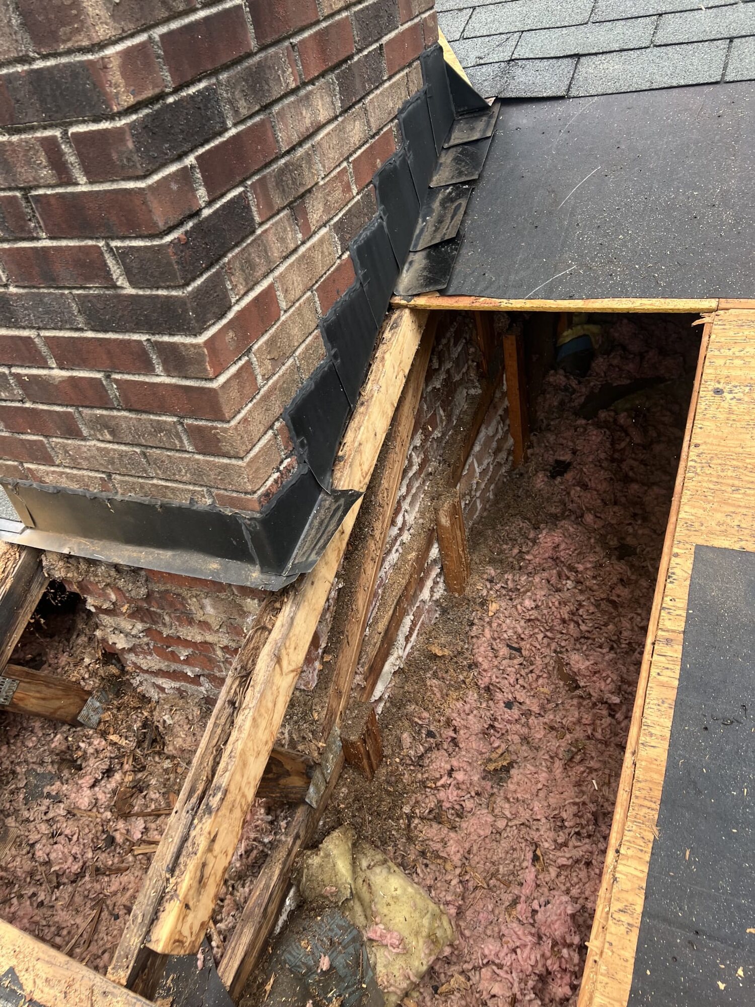 Roof before replacement